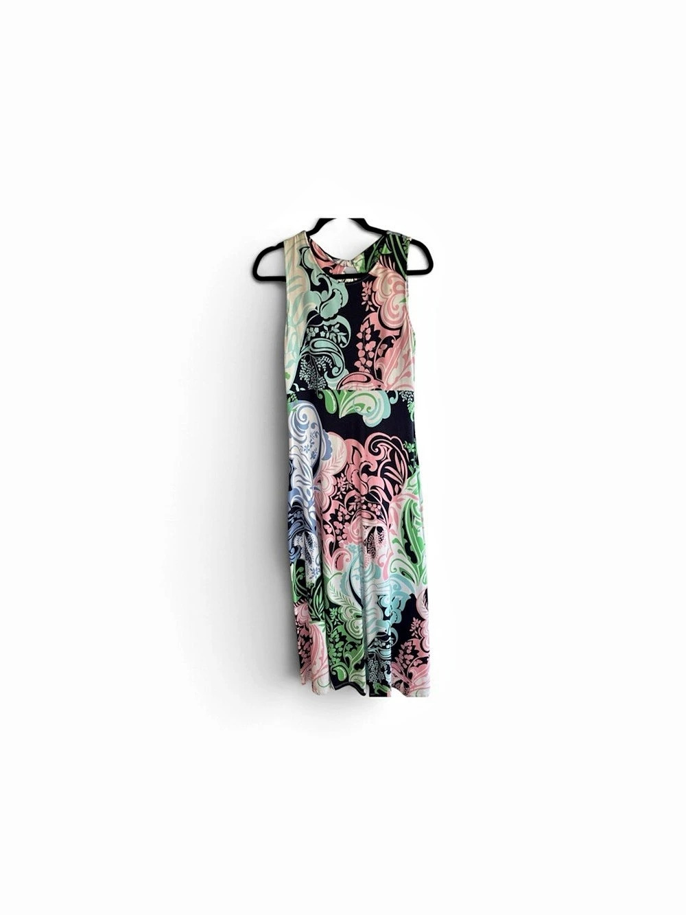 Abstract Print Maxi Dress